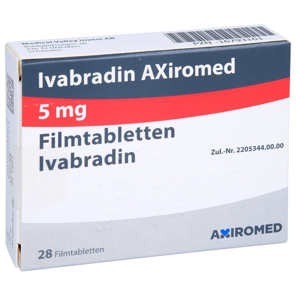 Ivabradin Axiromed 5 mg Filmtabletten