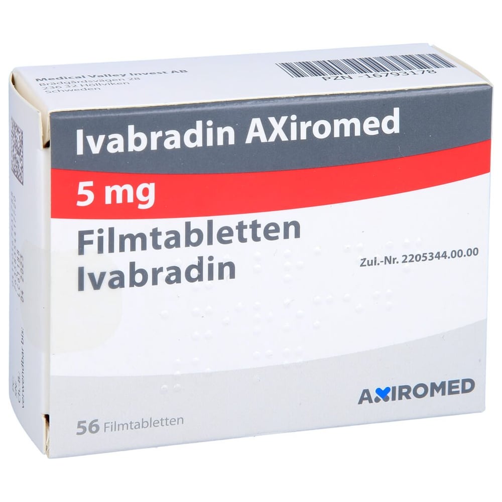 Ivabradin Axiromed 5 mg Filmtabletten