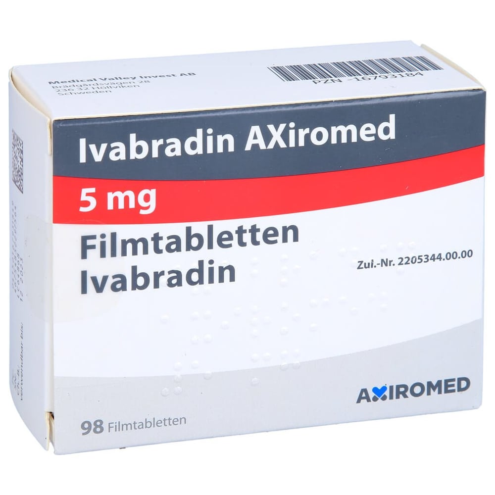 Ivabradin Axiromed 5 mg Filmtabletten