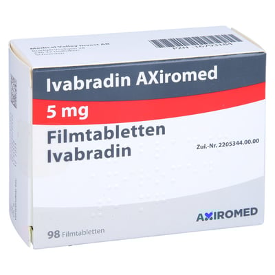 Ivabradin Axiromed 5 mg Filmtabletten