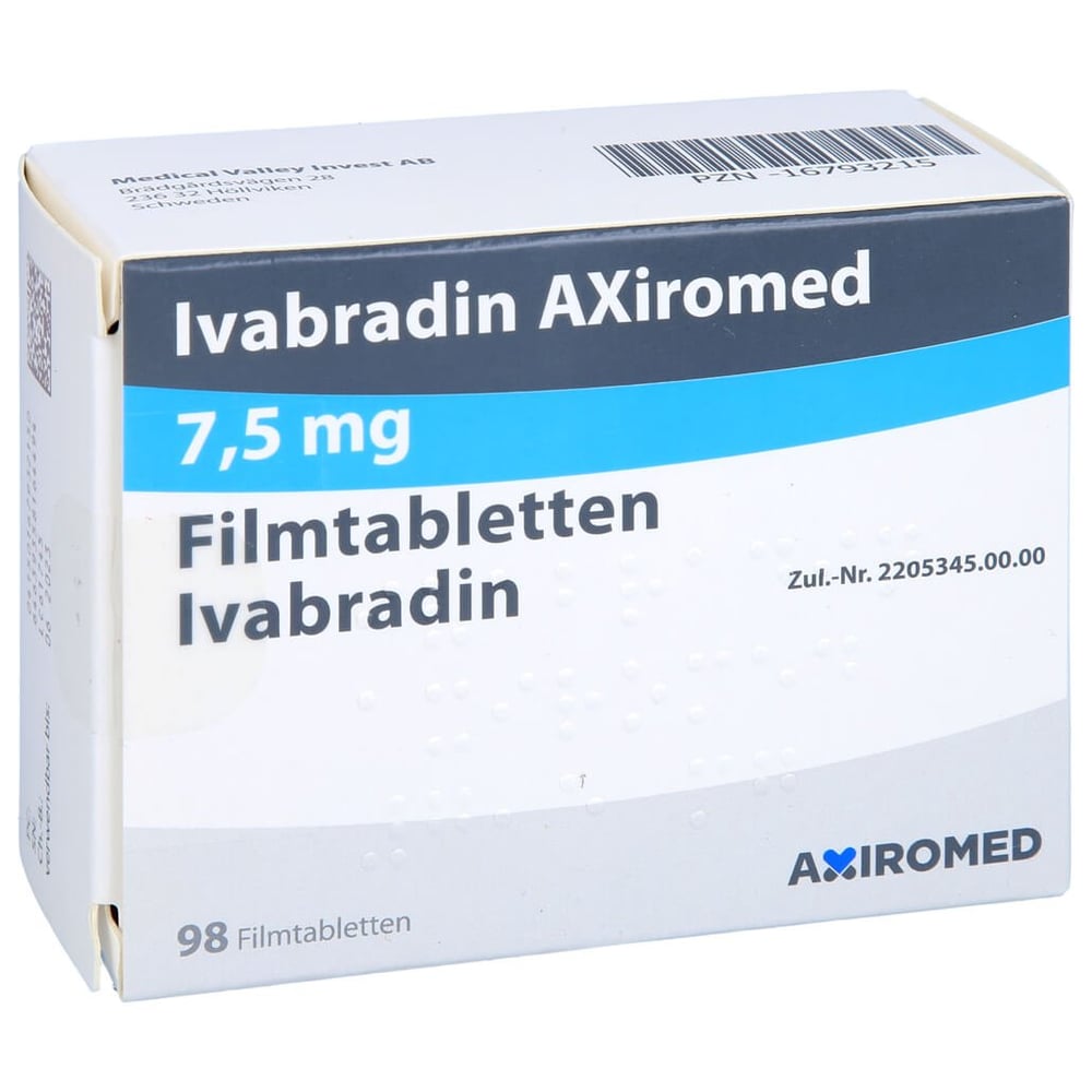 Ivabradin Axiromed 7.5 mg Filmtabletten