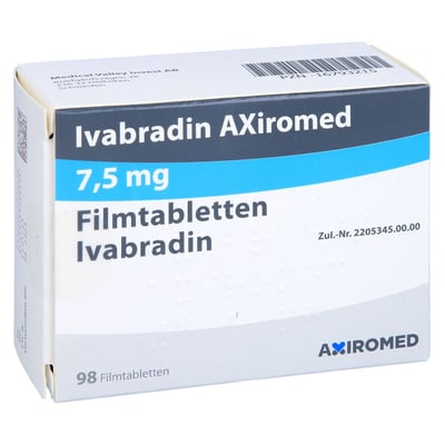Ivabradin Axiromed 7.5 mg Filmtabletten