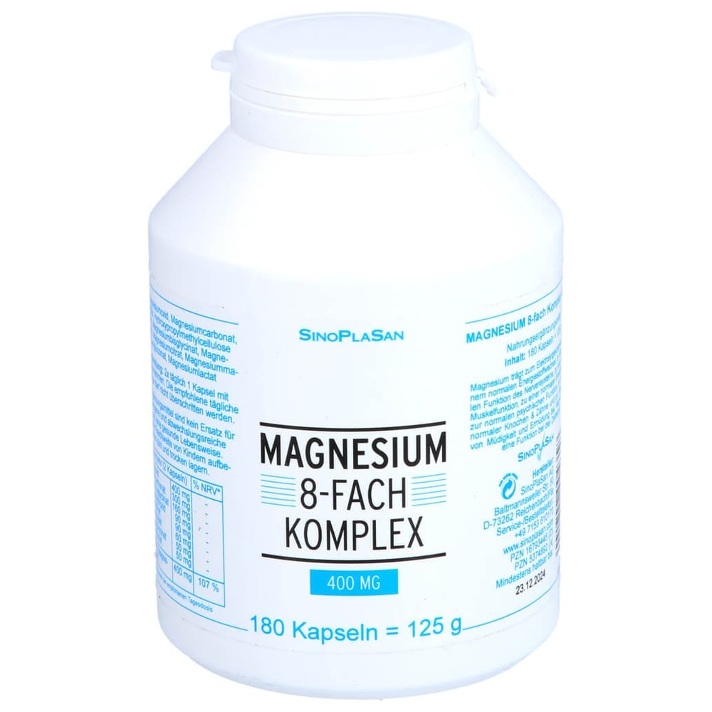 Magnesium 8fach Komplex 400 mg
