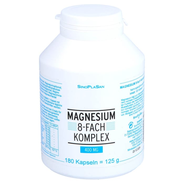 Magnesium 8fach Komplex 400 mg