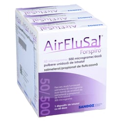 Airflusal Forspiro 50 Mikrogramm/500 Mikrogramm/Dosis