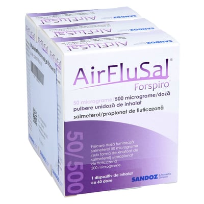Airflusal Forspiro 50 Mikrogramm/500 Mikrogramm/Dosis Produktbild 1