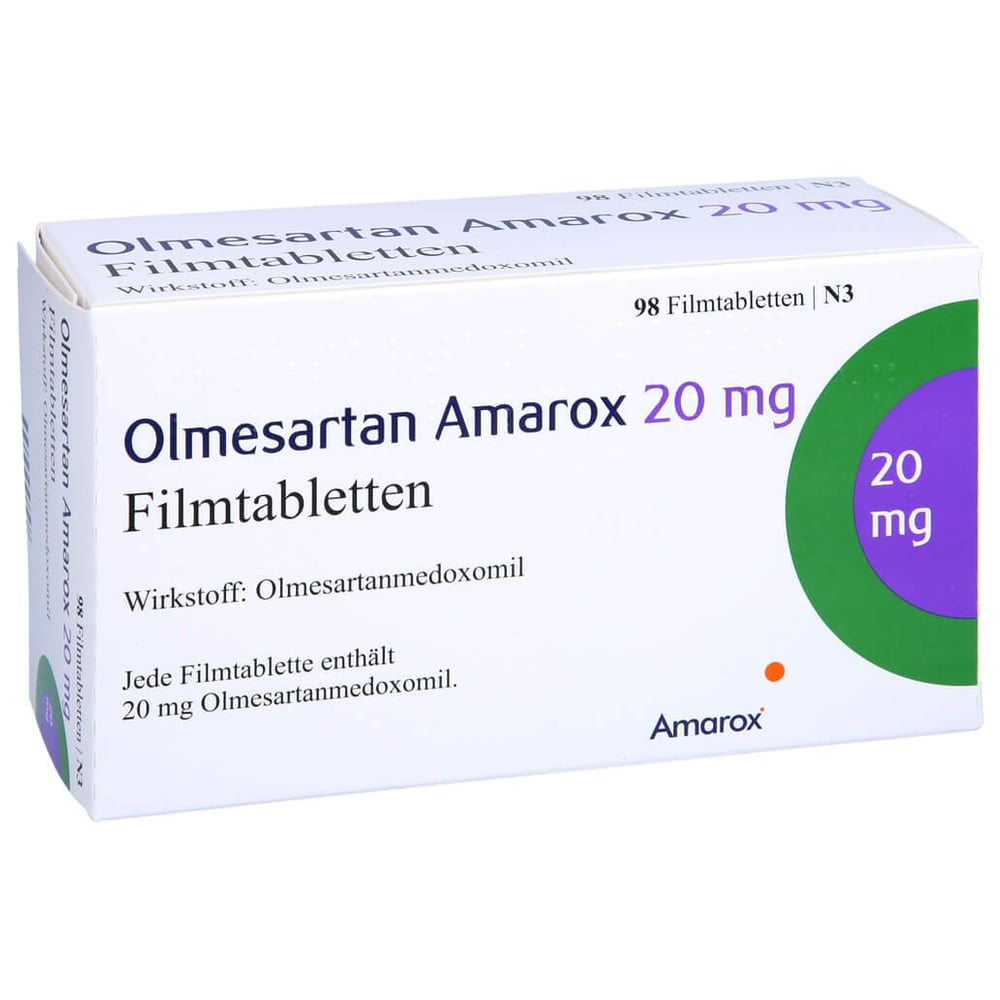 Olmesartan Amarox 20 mg