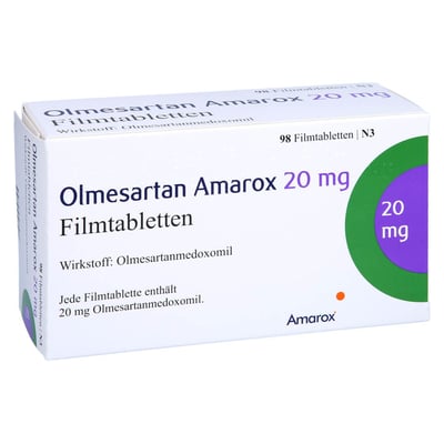 Olmesartan Amarox 20 mg