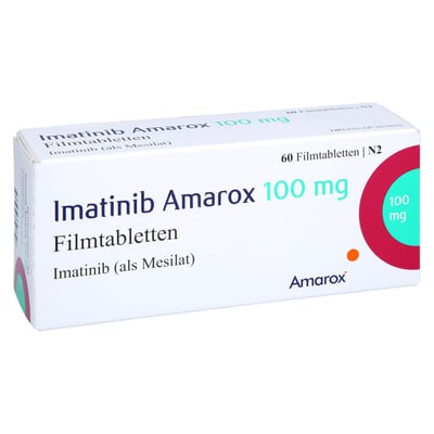 Imatinib Amarox 100 mg Filmtabletten Produktbild 1