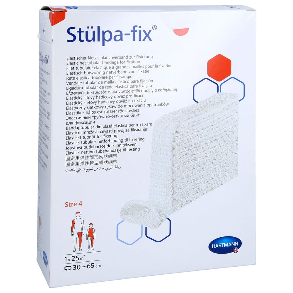 Stülpa Fix Gr.4 Bein/Fuß/Kdr.Rumpf 25 m Netzschl.