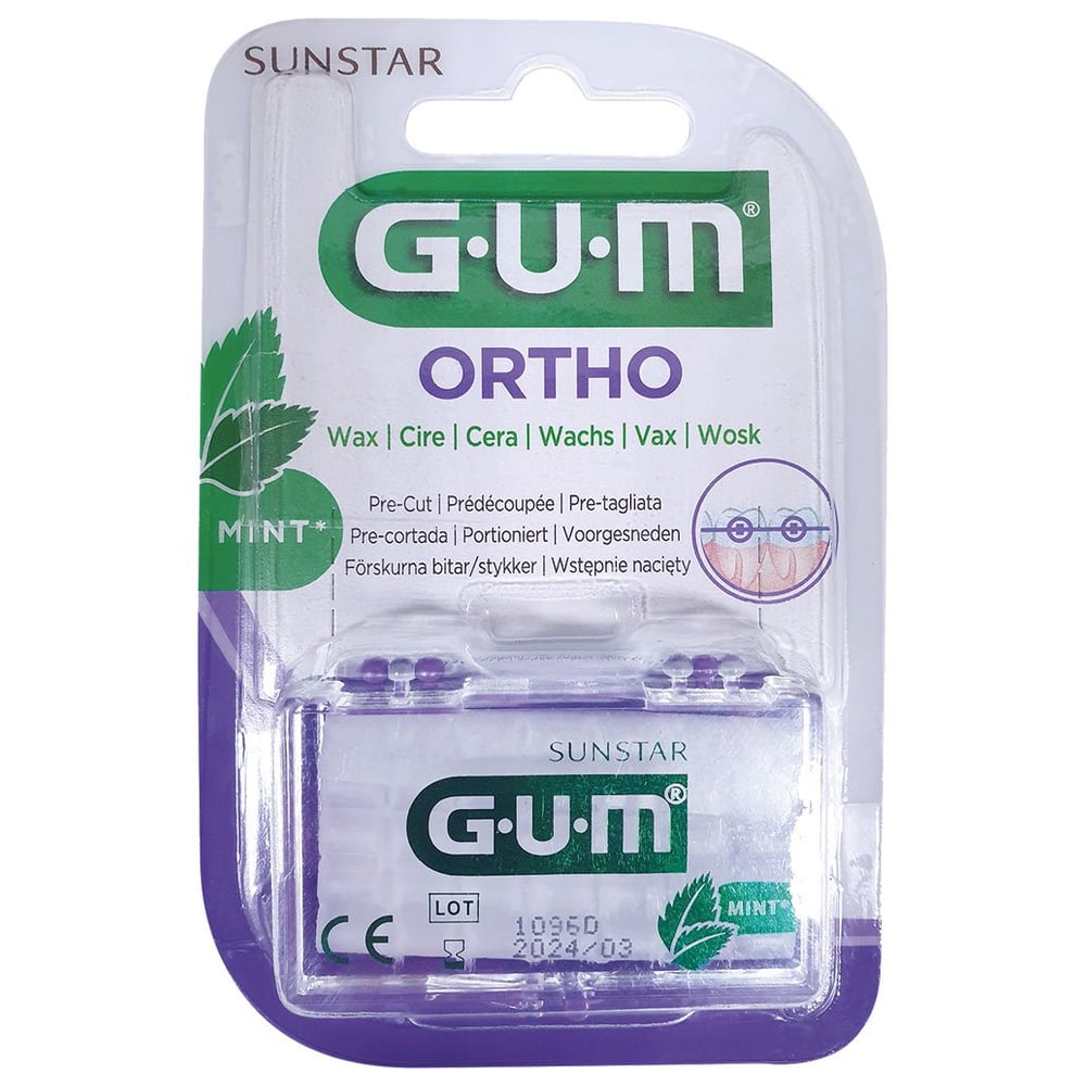 Gum Ortho Wachs mint