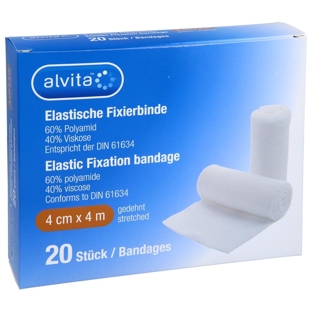 Alvita Elastische Fixierbinde 4 cmx x 4m