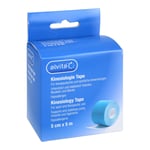 Alvita Kinesiologie Tape 5 cm x 5m blau Produktbild 1