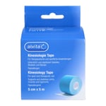 Alvita Kinesiologie Tape 5 cm x 5m blau Produktbild 2