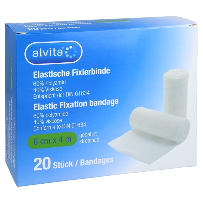 Alvita Elastische Fixierbinde 6 cmx x 4m