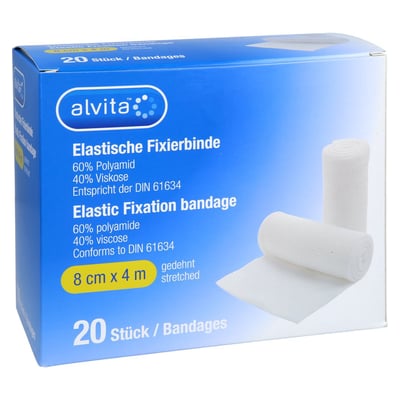 Alvita Elastische Fixierbinde 8 cmx x 4m