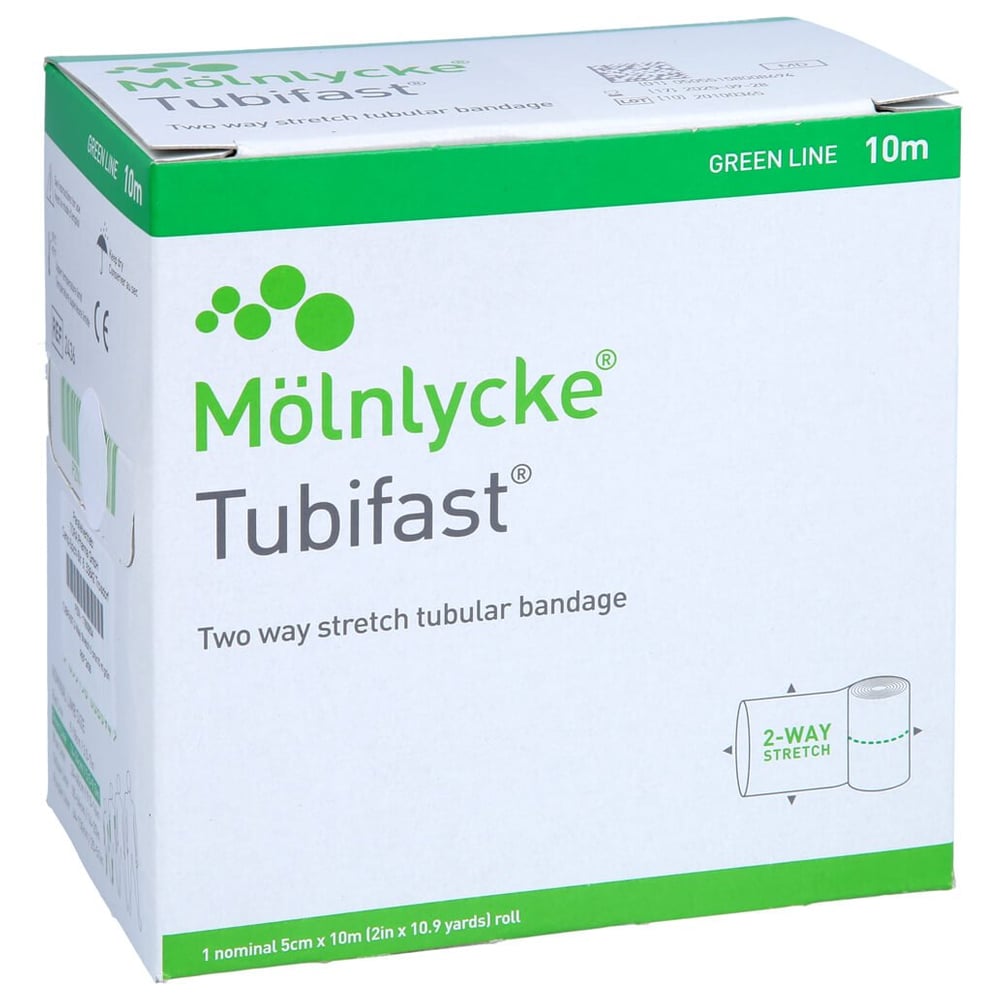 Tubifast 2-Way Stretch 5 cmx10 m grün