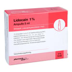 Lidocain pharmarissano 1 % Ampulle 5 ml Produktbild 1