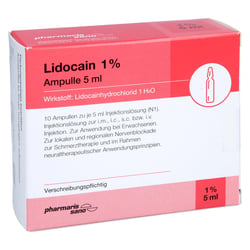 Lidocain pharmarissano 1 % Ampulle 5 ml