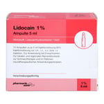 Lidocain pharmarissano 1 % Ampulle 5 ml Produktbild 2