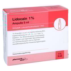 Lidocain pharmarissano 1% Ampulle 5ml