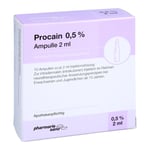 Procain Psano 0,5 % Amp 2 ml Produktbild 1