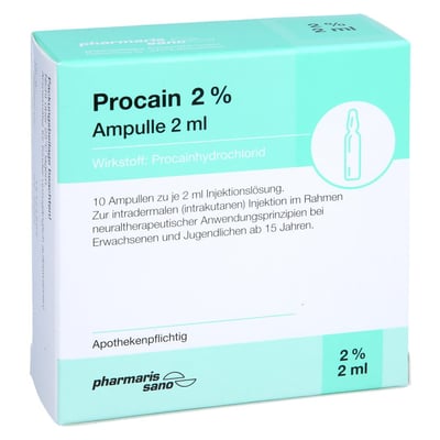 Procain Psano Amp 2 %2 ml Produktbild 1