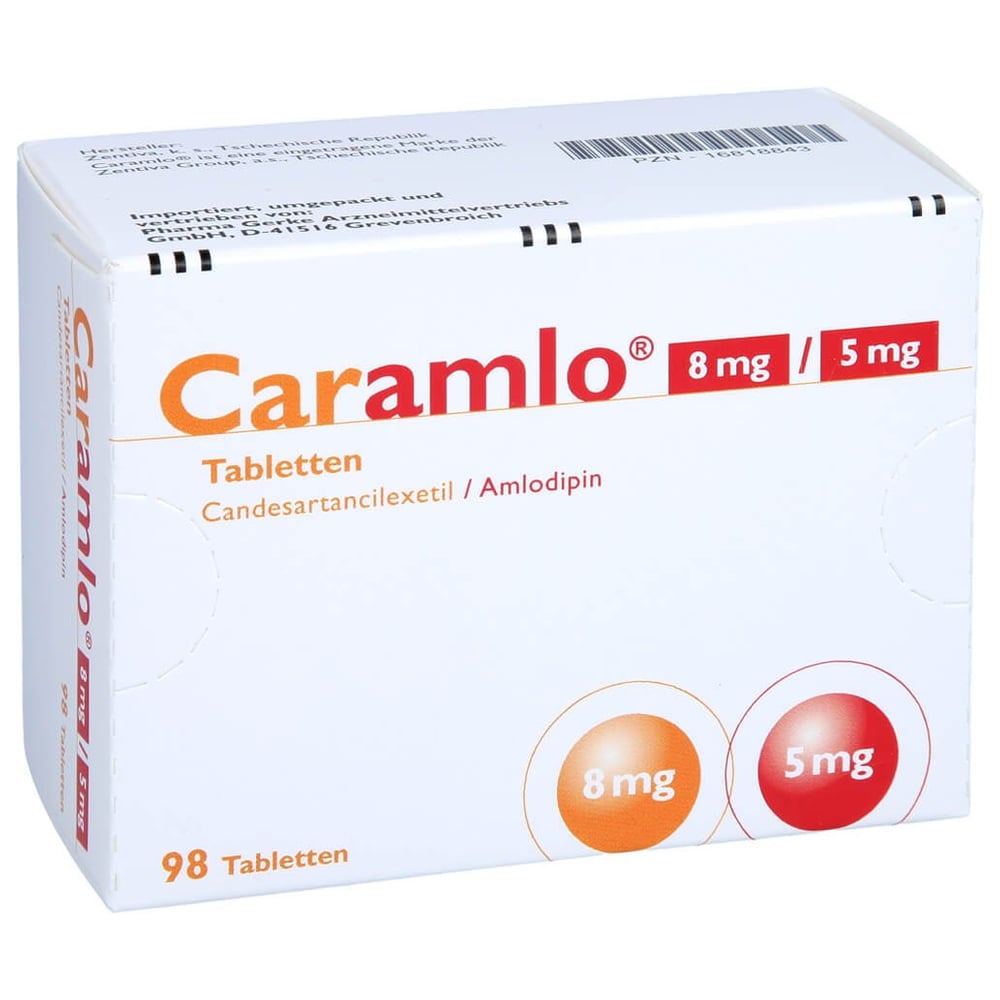 Caramlo 8 mg/5 mg