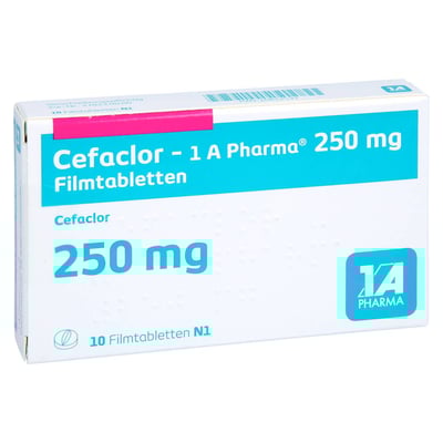 Cefaclor - 1 A Pharma 250 mg Filmtabletten