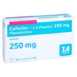 Cefaclor - 1 A Pharma 250 mg Filmtabletten