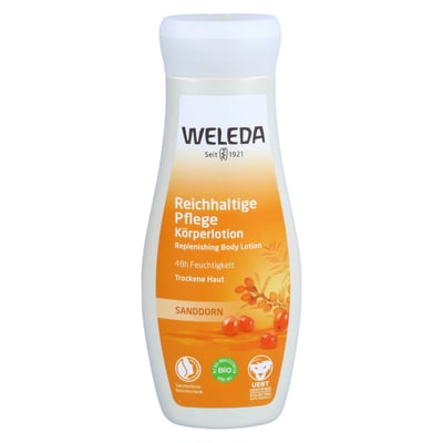 Weleda Sanddorn reichhaltige Pflege Körperlotion