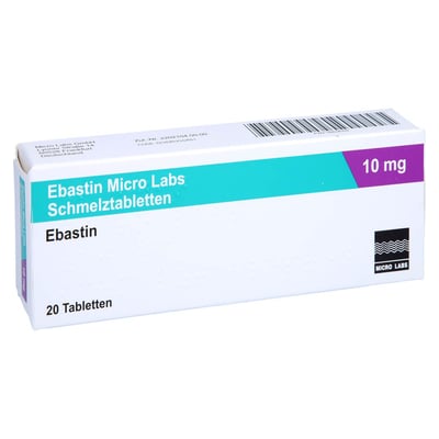Ebastin Micro Labs 10 mg Schmelztabletten