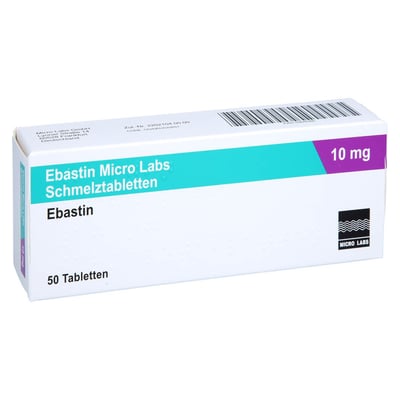 Ebastin Micro Labs 10 mg Schmelztabletten