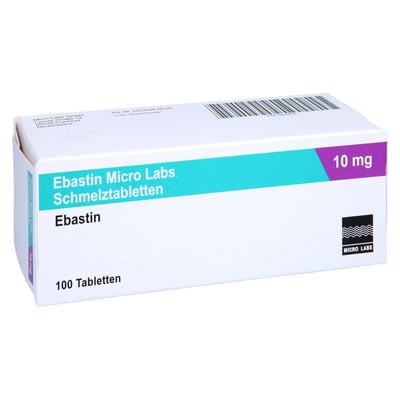 Ebastin Micro Labs 10 mg Schmelztabletten