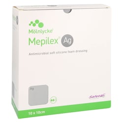 Mepilex Ag Schaumverband 10x10 cm steril CC Pharma
