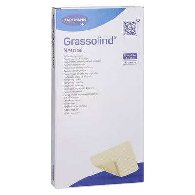 Grassolind Salbenkompressen 10x20 cm steril Produktbild 1