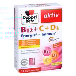 Doppelherz B12 + C + D3 Depot aktiv