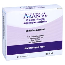 Azarga 10 mg/ml+5 mg/ml Augentropfensuspension