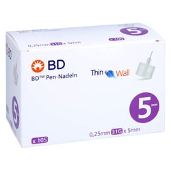 BD Pen-nadeln 0,25x5 mm