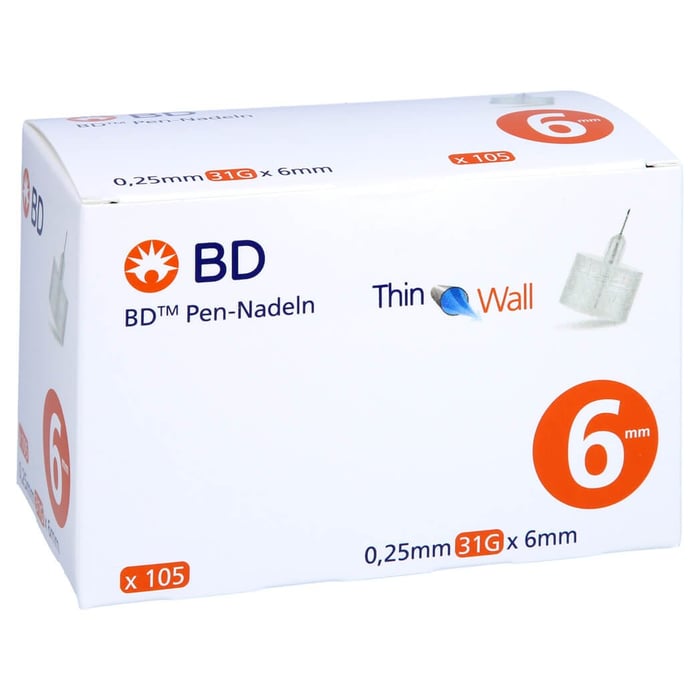 Bd Pen-nadeln 0,25x6 mm