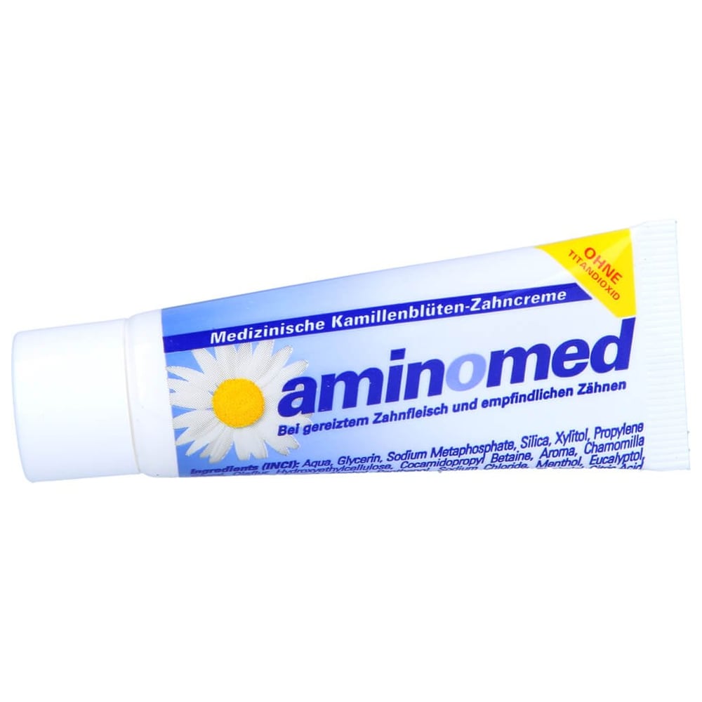Aminomed Kamillenblüten Zahncreme ohne Titandioxid