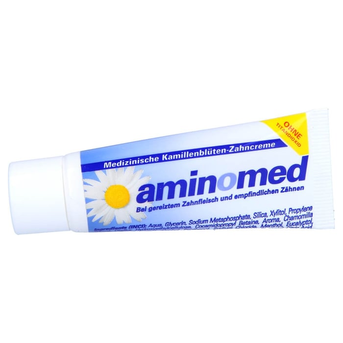 Aminomed Kamillenblüten Zahncreme ohne Titandioxid