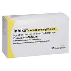 Inhixa 4000 I.E. (40 mg)/0,4 ml Injektionslösung