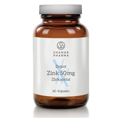 Zink 50 mg Zinkacet Dep Sha