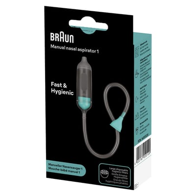 Braun manueller Nasensauger