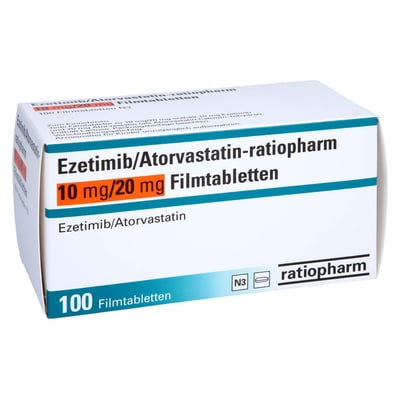EZETIMIB/Atorvastatin-ratiopharm 10 mg/20 mg FTA