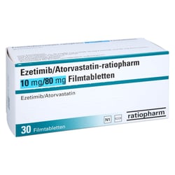 EZETIMIB/Atorvastatin-ratiopharm 10 mg/80 mg FTA