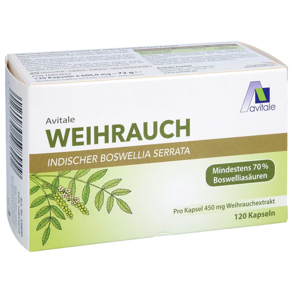 Weihrauch 450mg Boswellia Serrata