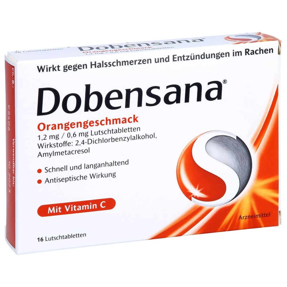 Dobensana Orangengeschmack 1,2 mg/0,6 mg