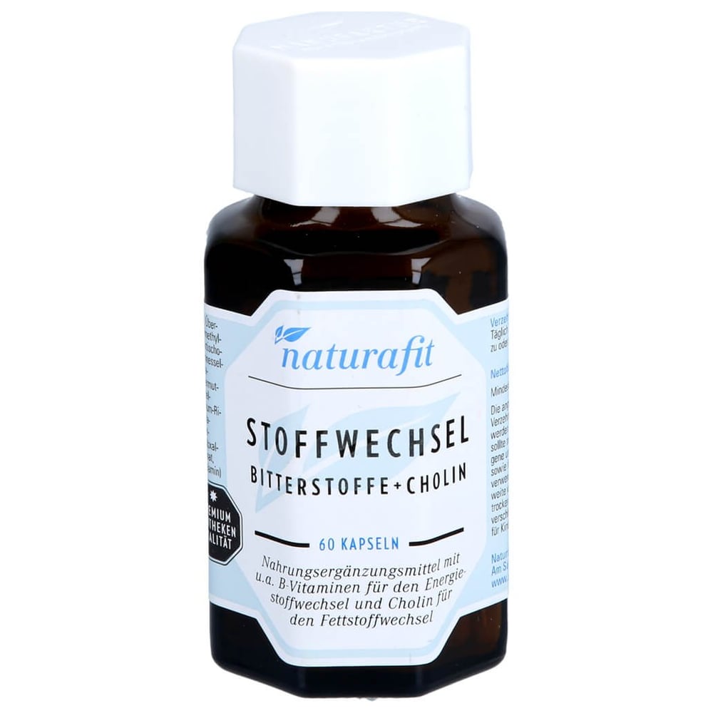 Naturafit Stoffwechsel Bitterstoffe+Cholin Kapseln